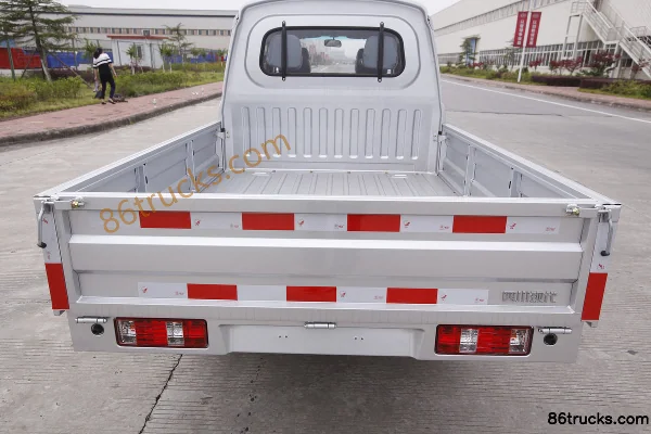 NanJun Ruiyi 1.3L 82hp 4X2(6 wheels) Gasoline 2.1m Double Row Flatbed Mini Truck Chassis (1) | 86Trucks