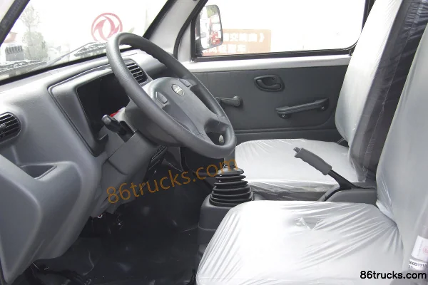 Dongfeng Junfeng 1.3L 87 hp 4X2(6 wheels) Gasoline 3.3m Single-Cab Flatbed Mini Truck (2) | 86Trucks
