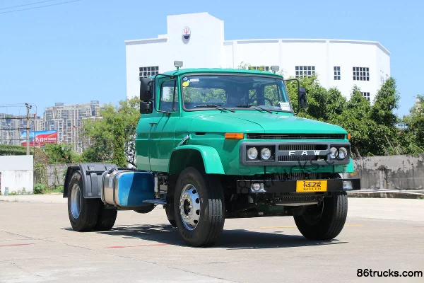 FAW Liute Economy Long-nose Heavy Truck 290hp 4X2(6 wheels) Tractor Truck Exterior