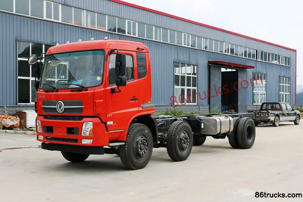 Dongfeng Commercial Vehicle Tianjin Medium Truck 210hp 6X2(8 wheels) Day Cab Cargo Truck Chassis (8-speed) Exterior (3) | 86Trucks