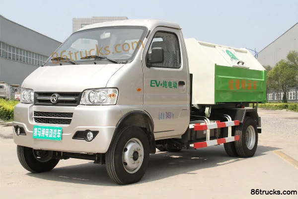 Kama W01 41 ch 4X2(6 roues) Camion benne à ordures électrique pur cabine simple Extérieur (3) | 86Trucks