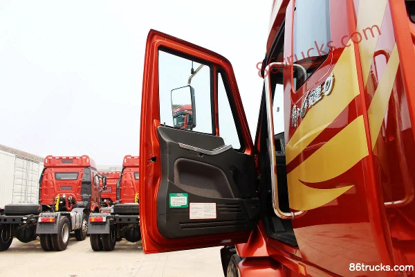 FAW Liute Anjie e camion lourd 420 ch 6X4(10 roues) tracteur routier à capot (Fast Gear) Cabine (1) | 86Trucks