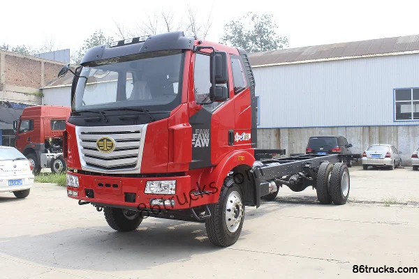FAW Liute Jinlu Medium Truck 160hp 4X2(6 wheels) 5300mm Wheelbase Cargo Truck Chassis Exterior (3) | 86Trucks