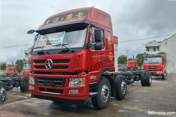 Dayun Nouveau N8E poids lourd 245 ch 6X2(8 roues) camion porteur plateau 9,6 m Extérieur (2) | 86Trucks
