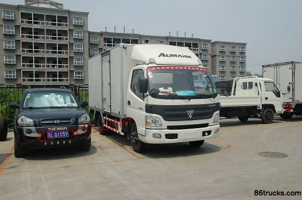 Foton Aumark A Series 95 hp 4X2(6 wheels) 3.8m Day Cab Flatbed Light Truck Exterior (2) | 86Trucks