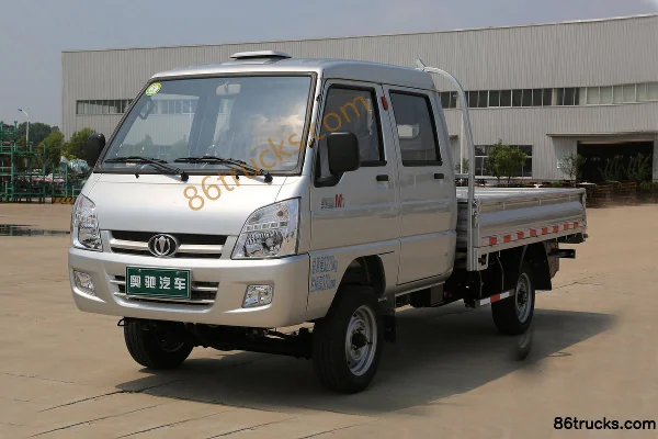 Feidi M1 Series 1.2L 75 hp 4X2(6 wheels) Gasoline/CNG 2.7m Double Row Flatbed Mini Truck Exterior (3) | 86Trucks