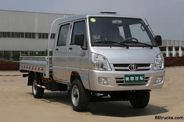 Feidi M1 Series 1.2L 75 hp 4X2(6 wheels) Gasoline/CNG 2.7m Double Row Flatbed Mini Truck Exterior