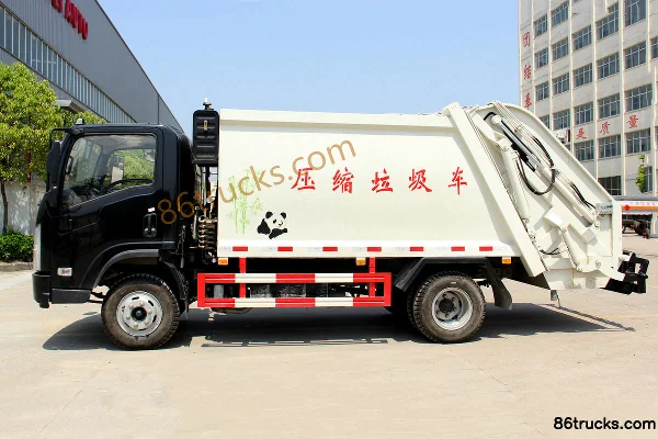 SHACMAN Commercial Vehicle Xuande X9 130hp 4X2(6 wheels) Compressed Garbage Truck (Chufei Brand) Exterior (3) | 86Trucks