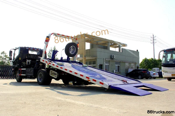 SHACMAN Commercial Vehicle Xuande X9 130hp 4X2(6 wheels) Road Rescue Wrecker (Runzhixing Brand) Exterior (3) | 86Trucks