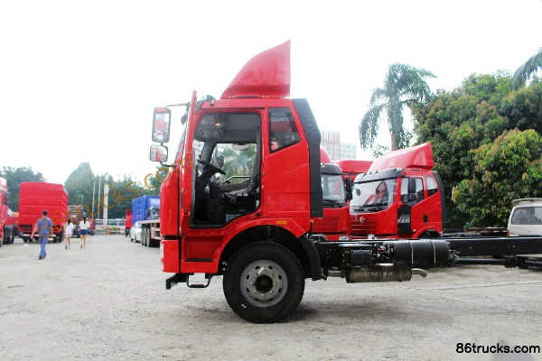 FAW Jiefang J6L Medium Truck 180 hp 4X2(6 wheels) 7.7m Van Cargo Truck Chassis Cab (1) | 86Trucks