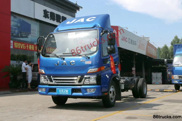 JAC Junling V6 131 ch 4X2(6 roues) 4,18 m camion plateau à ridelles cabine simple Extérieur (3) | 86Trucks