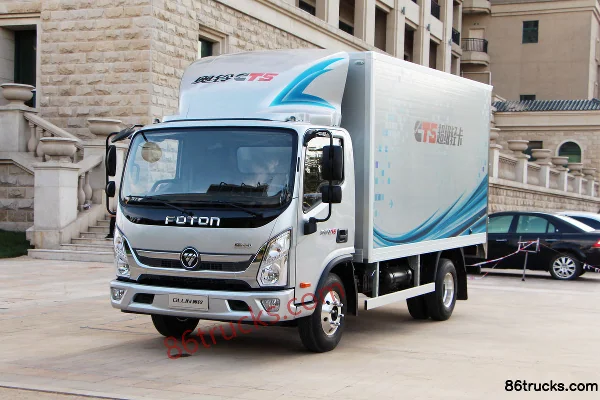 Foton Auman CTS 170hp 4X2(6 wheels) 4.8m One-and-a-half Row Van Cargo Truck (China VI) Exterior (3) | 86Trucks