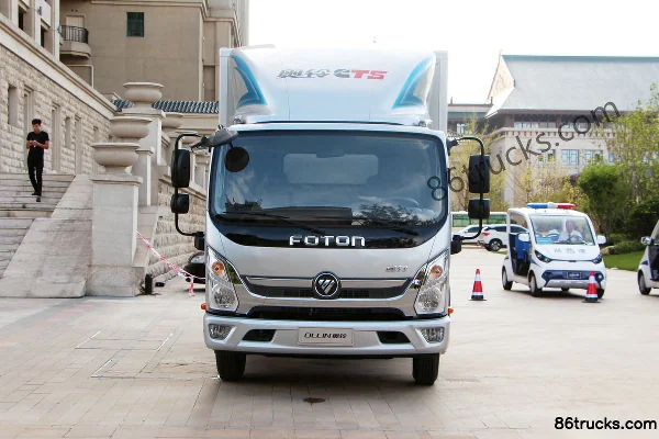 Foton Auman CTS 170hp 4X2(6 wheels) 4.8m One-and-a-half Row Van Cargo Truck (China VI) Exterior (2) | 86Trucks