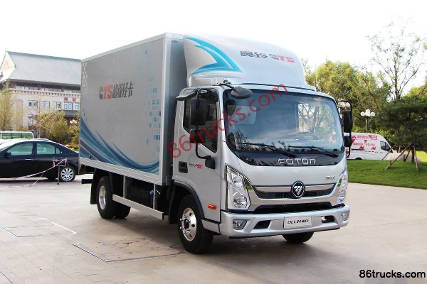 Foton Auman CTS 170hp 4X2(6 wheels) 4.8m One-and-a-half Row Van Cargo Truck (China VI) Exterior