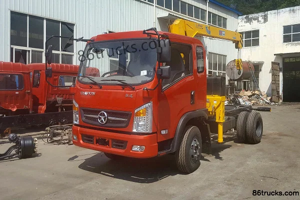 Dayun ZhengTu 120hp 4X2(6 wheels) Truck Mounted Crane Exterior
