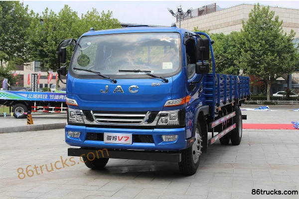 JAC Junling V7 156 hp 4X2(6 wheels) 4.845 m Single Row Flatbed Light Truck Exterior (3) | 86Trucks