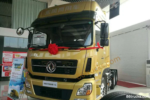 Dongfeng Commercial Vehicle Tianlong Heavy Truck Qihang Edition 450 hp 6X4(10 wheels) Tractor Truck Exterior (3) | 86Trucks