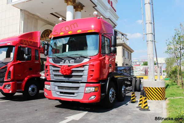 JAC Gallop K3X Camion lourd 260 ch 6X2(8 roues) Châssis porteur 9,5 m Extérieur (3) | 86Trucks