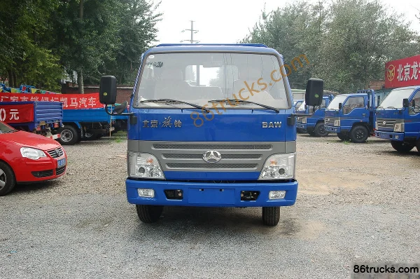BAIC Qiling 95hp 4X2(6 wheels) 4.25m single-row flatbed light truck Exterior