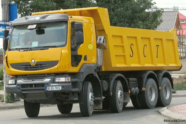 Renault Kerax Heavy Truck 392 hp 8X4(12 wheels) Dump Truck (Standard Version) Exterior (2) | 86Trucks