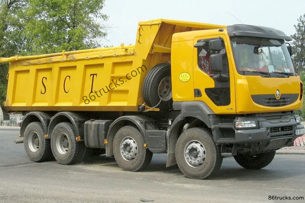 Renault Kerax Heavy Truck 392 hp 8X4(12 wheels) Dump Truck (Standard Version) Exterior