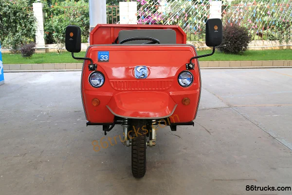 Shijun Semi-Enclosed Dump Three-Wheel Low-Speed Truck (Full-Floating 8-Speed Integrated Rear Axle) Exterior (2) | 86Trucks