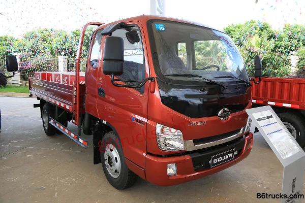 Shijun F530 102hp 4X2(6 wheels) 3.8m Cab Chassis Light Truck Exterior