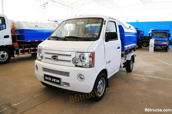 Shijun F150 61hp 4X2(6 wheels) Detachable Garbage Truck Exterior (3) | 86Trucks