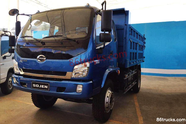 Shijun D550 Light Truck 130hp 4X2(6 wheels) 4.2m Dump Truck Exterior (2) | 86Trucks