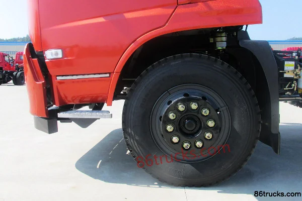 CHUANJIAO medium truck 160 hp 4X2(6 wheels) 5200 wheelbase cargo truck chassis (1) | 86Trucks