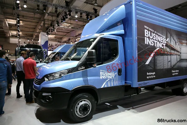 IVECO Daily 180hp 4X2(6 wheels) Single Row Van Cargo Truck Exterior (3) | 86Trucks