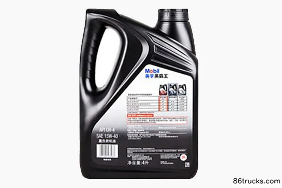 Mobil Delvac Heavy Duty Engine Oil 15W-40 CH-4 4L Exterior (2) | 86Trucks
