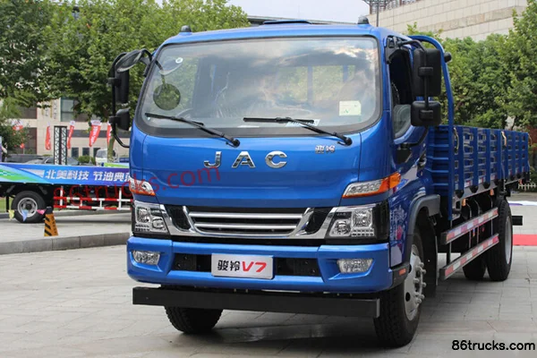 JAC Junling V7 160 ch 4X2(6 roues) camion porteur à ridelles 5,2 m Extérieur (2) | 86Trucks