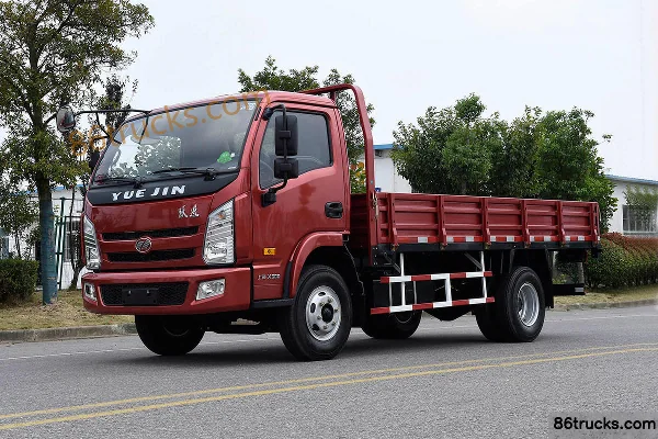 Yuejin Shangjun X500-33 125 ch 4X2(6 roues) 4,18 m cabine simple, plateau léger (boîte de vitesses: 17H6S350) Extérieur (3) | 86Trucks