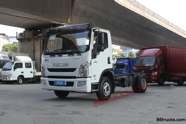 Yuejin Chaoyue C500 140hp 4X2(6 wheels) 3308 Wheelbase Cargo Truck Chassis Exterior (3) | 86Trucks