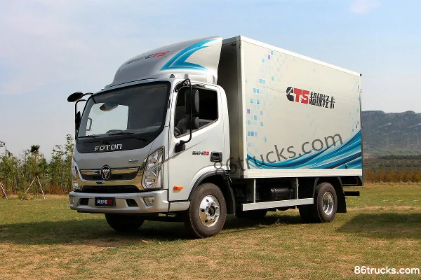 Foton Ollin CTS 143 ch 4X2(6 roues) camion léger fourgon 4,14 m cabine simple Extérieur (3) | 86Trucks