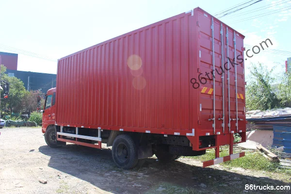 Dongfeng Commercial Vehicle Tianjin Medium Truck 160 hp 4X2(6 wheels) 6.8m van cargo truck Exterior (3) | 86Trucks