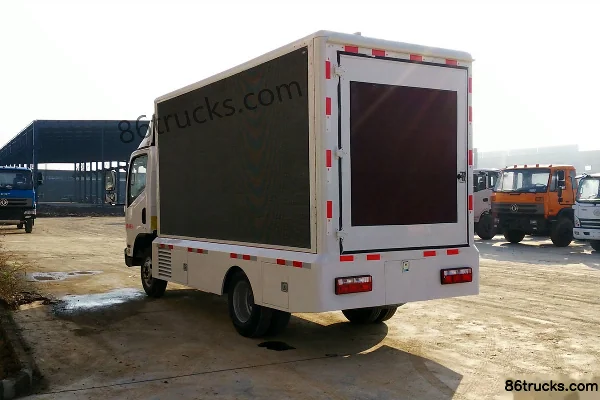 FAW Jiefang Hu V 95 hp 4X2(6 wheels) Single Row Van LED Advertising Truck Exterior (3) | 86Trucks