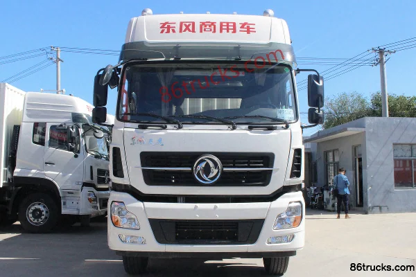Dongfeng Commercial Vehicle Tianlong Heavy Truck 245 hp 6X2(8 wheels) 9.4m Van Cargo Truck Exterior (2) | 86Trucks