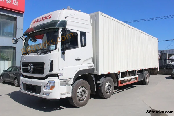Dongfeng Commercial Vehicle Tianlong poids lourd 292 ch 6X2(8 roues) camion porteur fourgon à rideaux coulissants 9,6 m