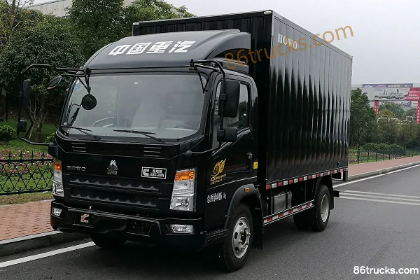 Sinotruk HOWO Tongshuai 154 hp 4X2(6 wheels) 4.15 m single-row van light truck Exterior (2) | 86Trucks