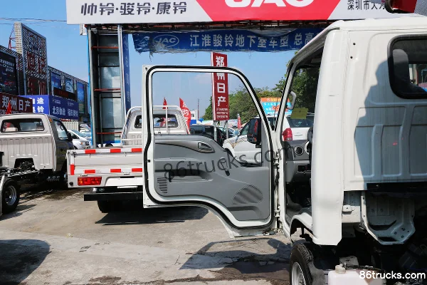 JAC Kangling X1 87 hp 4X2(6 wheels) 2400mm Wheelbase Dump Garbage Truck Cab (1) | 86Trucks