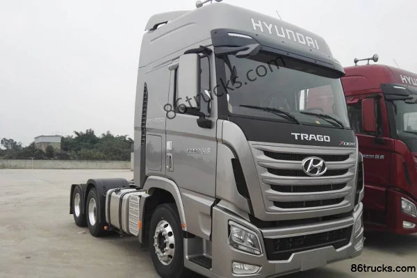 Hyundai Commercial Vehicle Chuanghu XCIENT camion lourd version allégée 440 ch 6X4(10 roues) tracteur routier Extérieur (2) | 86Trucks