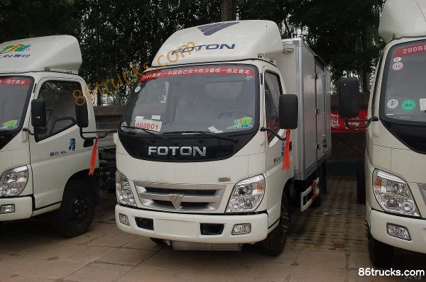 Foton Ollin Chaoyue 95 ch 4X2(6 roues) camion léger fourgon 3,7 m cabine simple (véhicule antidéflagrant) (essence) Extérieur (2) | 86Trucks