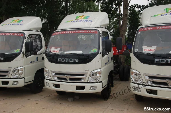 Foton Aoling Chaoyue 95hp 4X2(6 wheels) 4.2m Single Row Van Light Truck (Chassis) Exterior (2) | 86Trucks