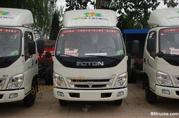 Foton Aoling Chaoyue 95hp 4X2(6 wheels) 4.2m Single Row Van Light Truck (Chassis) Exterior