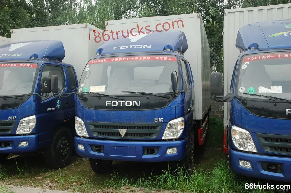 Foton Auman Chaoyue 140hp 4X2(6 wheels) 6.8m crew-cab van cargo truck Exterior (2) | 86Trucks