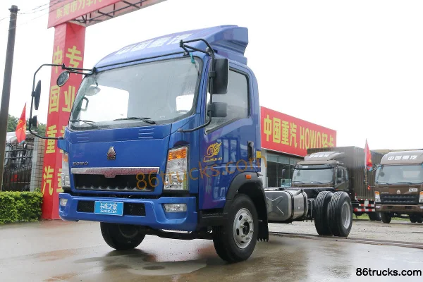 Sinotruk HOWO Hanjun 143 ch 4X2(6 roues) châssis de camion léger fourgon 4,15 m cabine simple Extérieur (3) | 86Trucks