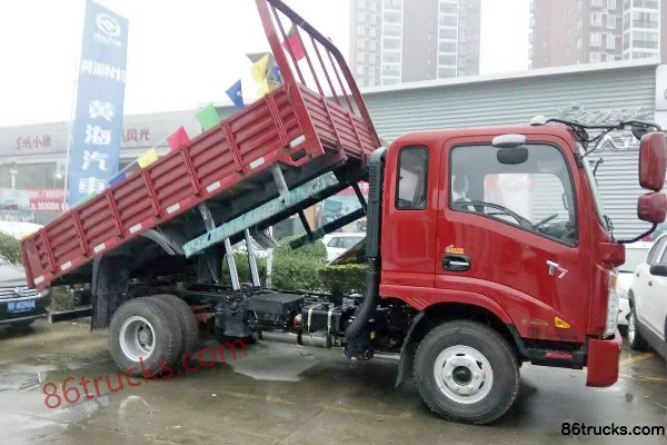 Tangjun Ouling T7 Series 129hp 4X2(6 wheels) 3.72m Dump Truck Exterior