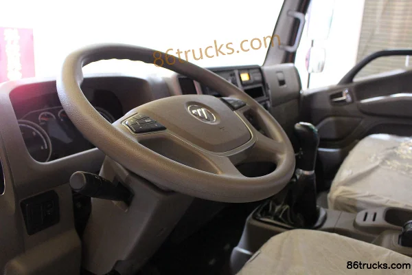 Foton Ruivo E3 154hp 4X2(6 wheels) 3700mm wheelbase dump truck chassis Cab (3) | 86Trucks